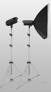 Soporte de lámpara de Metal de acero inoxidable BSL 200 de <span class=keywords><strong>2</strong></span> <span class=keywords><strong>metros</strong></span>, trípode portátil estable, lámpara de fotografía, lámpara de iluminación, trípode Universal - Product Image 2