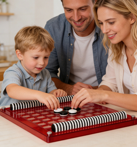 Set di Gioco <span class=keywords><strong>Othello</strong></span> in Acrilico Personalizzato e Durevole, Set Regalo di Lusso per Giochi in Famiglia, Scacchi e Backgammon - Product Image 1