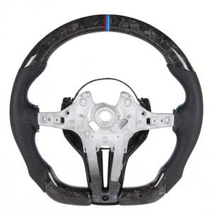 Volante in Carbonio Forgiato con Fondo Piatto per <span class=keywords><strong>BMW</strong></span> Serie 1-7, X1-X6, M3-M6, Vendita Diretta dalla Fabbrica, Disponibile in Magazzino - Product Image 4