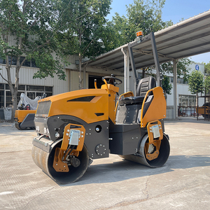 1 Tonne-1,2 Tonnen Compact adoras Para Bau Fahrt auf der Hand Mini Road Roller Kompressor Manuell Baumaschine Road Roller - Product Image 6