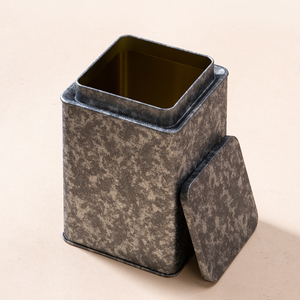 Food Grade Chocolate <strong>Biscuit</strong> <strong>Tin</strong> Box <strong>Rectangular</strong> Gold Color Gift <strong>Tin</strong> Box Packaging - Product Image 5