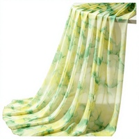 Tissu en Chiffon Imprimé Tissé 100 % Polyester Transparent Respirant 150 cm pour Robe, Sari, Vêtement Femme – Vente en Gros