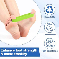 Ensemble d'Exercices pour les Pieds à Résistance Réglable et Forte, Unisexe, Vente en Gros, OEM, Correcteur d'Hallux Valgus, Bandes d'Étirement des Orteils