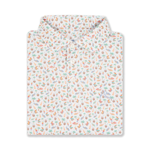 Polo de uniforme de oficina transpirable de poliéster de secado rápido con bordado de estampado deportivo de alta calidad con logotipo Polo de fruta de Golf personalizado - Product Image 3