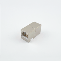 Connecteur RJ45 blindé sans outil CAT6A CAT7 de haute qualité, en alliage de zinc FTP STP 8P8C, fiche modulaire, panneau de brassage RJ45 CAT6 STP 24 ports