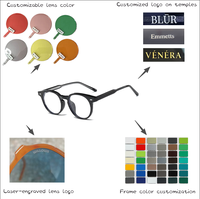 17178 TR90 cadre optique en métal pour femmes mode lunettes Anti-lumière bleue pour hommes avec myopie Prescription lunettes cadres