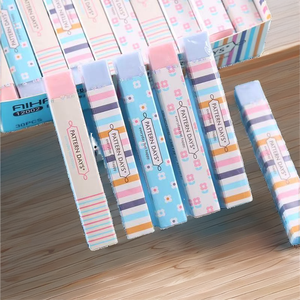 Gommes fantaisie en caoutchouc pour le bureau et l'école, motifs animaux, fruits, gâteaux, dinosaures, arc-en-ciel, style dessin animé, promotionnelles - Product Image 2