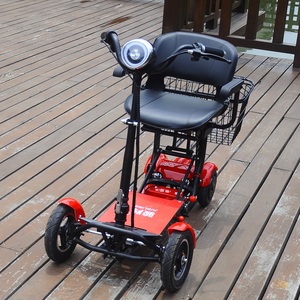 4wheel <strong>Enclosed</strong> Folding Adult Electric <strong>Mobility</strong> <strong>Scooter</strong> for Seniors Disabled