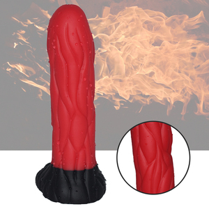Baguette de massage en caoutchouc, succion de clitoris, accessoire de puissance 7.67 pouces, pour stimulation du vagin, aspect réaliste momorïque, 1 pièce - Product Image 5