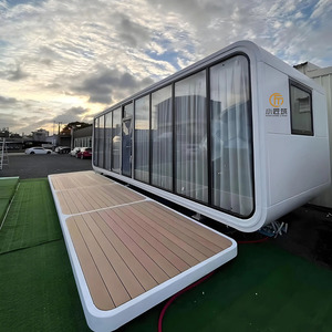 Unité modulaire de maison-capsule Apple personnalisable, <span class=keywords><strong>micro</strong></span>-maison écoénergétique avec un design d'<span class=keywords><strong>espace</strong></span> de rangement intelligent - Product Image 5