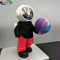 Lampe Étoile Audio Astronaute Sans Fil pour Haut-Parleur, Lecteur USB Insérable, Portable, Étanche, en Plastique, avec Horloge LED RGB DC