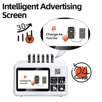OEM/ODM proveedor powerbank compartido de fábrica 6 ranuras cargador de teléfono móvil de alquiler productos innovadores Qr Code Power Bank alquiler