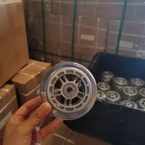  100Mm Wieldiameter Transparant Pu Helder Polyurethaan 4 ''Wiel Voor Meubels