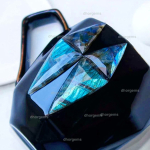 Mugs nordiques, Mug cadeau, Tasse Stanley avec bordure en labradorite, Ensemble de tasses de guérison, Cristaux de pierres précieuses brutes naturelles, Vente en gros - Product Image 3