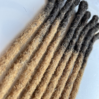 Usine Grossiste Indien 100 % Cheveux Humains Vierges Noirs Afro Extension Noir Permanente Locs Femme Fait Main Crochet Dreadlocks