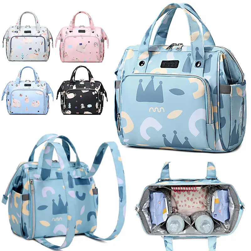 Custom Baby Diaper Bag Backpack For Mom Dad Large Travel Diaper Tote Nappy Mummy Baby Bag Diaper Bag