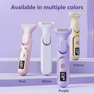 Rasoir rechargeable avec écran LCD, multi-têtes, pour le corps, le visage, les jambes, les aisselles, tête pivotante 5 en 1 pour femmes - Product Image 3