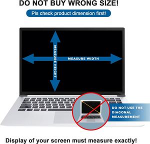 Sự riêng tư Bộ lọc màn hình máy tính xách tay máy tính số lượng lớn chống Spy phim màn hình riêng tư cho MacBook Pro 15.6 inch - Product Image 5