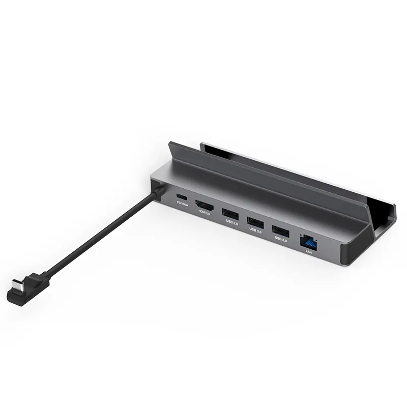 Docking Station per ponte a vapore 4 k60hz uscita HD porta USB3.0 100W PD 6 In 1 HUB di tipo C per ROG