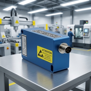 Capteur de distance laser industriel avec sortie RS485, mesure jusqu'à 50 m avec une précision de 1 mm, indice de protection IP68, pour robots - Product Image 2
