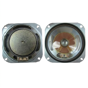 Altavoz Impermeable de 102 mm con Marco Metálico Magnético Exterior de 102 x 102 mm (4 Pulgadas) y Cono de Plástico - Product Image 1