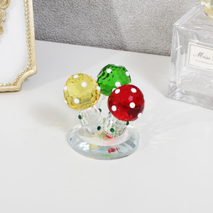 <b>Crystal</b> Figurines Glass Mushroom Vegetable Collectible Table Party Decoration Decoration <b>Ornaments</b> Home Decor - Product Image 2