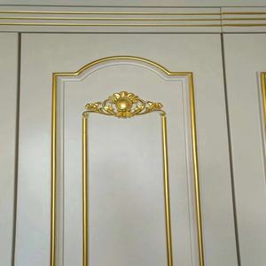 La <span class=keywords><strong>peinture</strong></span> dorée lisse et brillante rend toutes les couleurs dont les clients ont besoin pour la décoration d'art de meubles en ligne de <span class=keywords><strong>bois</strong></span> de gypse - Product Image 4