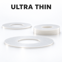Rondelles plates en nylon personnalisées à prix d'usine, joints isolants en plastique ultra-minces, petits entretoises circulaires en plastique