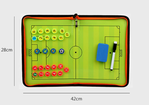 2025 planche <span class=keywords><strong>de</strong></span> tactique <span class=keywords><strong>de</strong></span> football en gros avec étui à fermeture éclair, magnétique pour la planification <span class=keywords><strong>de</strong></span> stratégie <span class=keywords><strong>de</strong></span> <span class=keywords><strong>match</strong></span>, portable pour les séances d'entraînement - Product Image 6