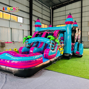 <span class=keywords><strong>Comprar</strong></span> <span class=keywords><strong>Castillo</strong></span> de salto de girasol con tobogán en línea inflable plam árbol tobogán de agua Casa de rebote - Product Image 2