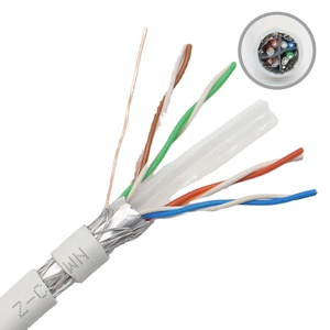 Owire marka 23awg 4pr 305m lszh stp s/<span class=keywords><strong>utp</strong></span> cat.6 cobre lan ile rohs rj45 bnc rg6 cat6 <span class=keywords><strong>utp</strong></span> 200m Ethernet kablosu - Product Image 1
