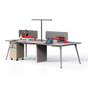 L'ensemble de bureau modulaire pour personnel de bureau convient à 2/4/6 personnes et est idéal pour les espaces de travail multi-personnes - Product Image 4