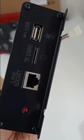 Nouvelle carte TF, amplificateur USB MP3, sirène, haut-parleur, klaxon, barre lumineuse de toit de camion de 120 cm, lumière de signalisation rouge et bleue à LED stroboscopique 12V