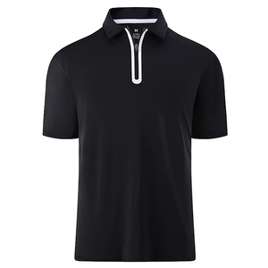 <span class=keywords><strong>Polo</strong></span> da Golf da Uomo Senza Stampa all'Ingrosso Blu Navy Magliette <span class=keywords><strong>Polo</strong></span> Dry-Fit a Maniche Corte con Taglio Tridimensionale - Product Image 3