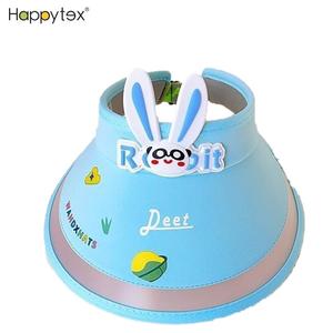 2024 enfants crème <span class=keywords><strong>solaire</strong></span> chapeau été vide haut Protection UV bébé parasol chapeau respirant fille mignon soleil enfants chapeaux lapin conception - Product Image 2