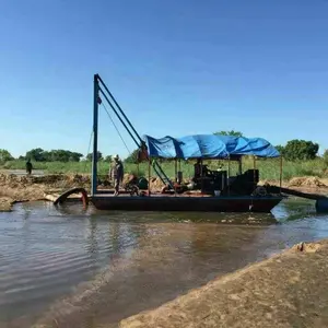 Small dredge machine for river sand and mud sucking
