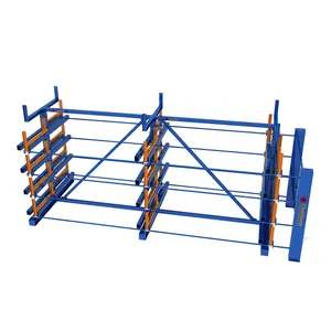 Rack de armazenamento de tubos para uso externo, galvanizado, com braço cantilever industrial, para serviço pesado, de lado único ou duplo