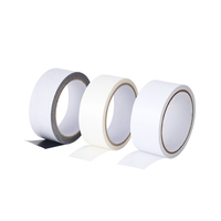 Ruban adhésif double face avec papier de protection blanc pour la fixation des autocollants de papier peint
