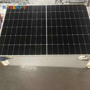 Volledig Zwart 710W 720W 750W 800W Bifaciale Mono Bipv Halfcel Zonnepaneel Voor Hybride Zonnestelsel - Product Image 4