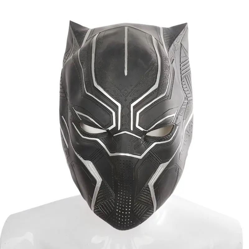 Manufacturer Supply Halloween Adult Black Panther Face Mask