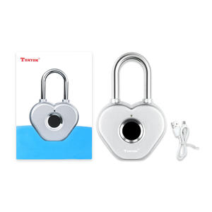 Tonyon, venta al por mayor, <span class=keywords><strong>candado</strong></span> inteligente con huella dactilar, <span class=keywords><strong>candado</strong></span> con huella dactilar con corazón sin llave, <span class=keywords><strong>candado</strong></span> inteligente biométrico Locke - Product Image 2