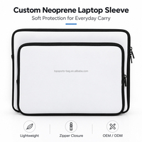 Housse d'ordinateur portable en néoprène personnalisée 15 pouces, étui de protection zippé pour ordinateur portable, housse rembourrée souple pour ordinateur