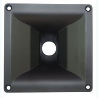 HYJ0051A-BMC vente en gros 1 pouce gorge carré Tweeter klaxon fibre de verre ligne réseau diffuseur haut-parleur klaxon
