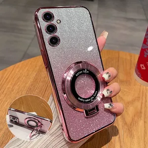<span class=keywords><strong>A</strong></span> 25 <span class=keywords><strong>55</strong></span> 35 <span class=keywords><strong>5G</strong></span> funda con soporte, funda brillante para Samsung <span class=keywords><strong>Galaxy</strong></span> A35 A55 A03 A12 A34 A14 A13 M54 M53 funda con soporte A25 - Product Image 1