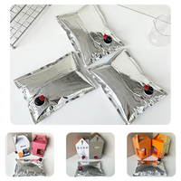 Sac aseptique haute barrière VMPET PE sur mesure avec bec verseur pour la distribution de jus, lait et boissons liquides, pour l'insertion en boîte
