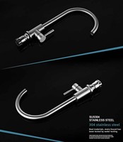 Robinet moderne à trou unique en matériau épaissi, eau chaude et froide, pulvérisation extractible pour robinets de lavabo à capteur automatique