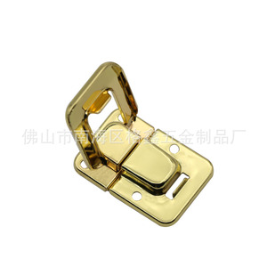 กลอนล็อคกล่องเหล็ก Foshan Nanhai GeXin ชุบทอง ไม่ใช้กุญแจ ทนทาน อุปกรณ์เสริมสำหรับกล่องไม้ - Product Image 5