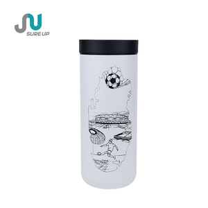 Borraccia Termica in Acciaio Inox a Forma di Pallone da Calcio con Coperchio di Sicurezza, Regalo Promozionale per Squadre <span class=keywords><strong>Sportive</strong></span> e Aziende - Product Image 2