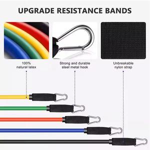 Ensemble de bandes de résistance pour fitness, yoga, gym, entraînement à domicile, avec ancre de porte, poignée et sangle de <span class=keywords><strong>cheville</strong></span> - Product Image 5