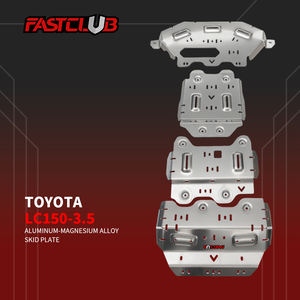 <span class=keywords><strong>Plaque</strong></span> de protection inférieure FASTCULB-LC150-3.5 8mm/5mm pour capot moteur Toyota Land Cruiser 150 2015-2016 en alliage d'aluminium naturel - Product Image 1